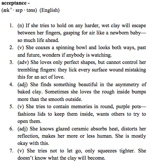 acceptence poem, delcourt